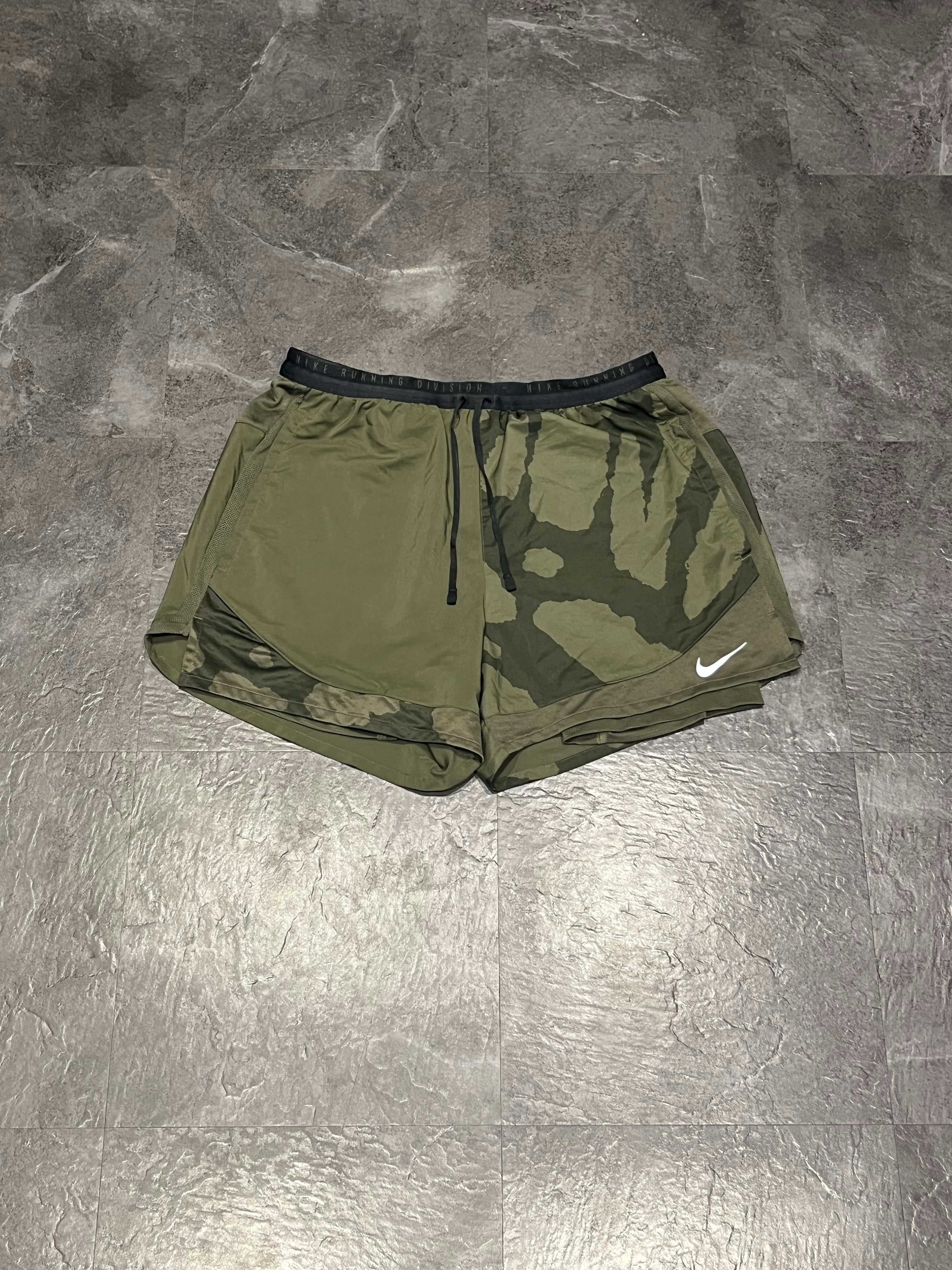 Green Nike Men’s Dri Fit Running Division 2in1 Running Shorts