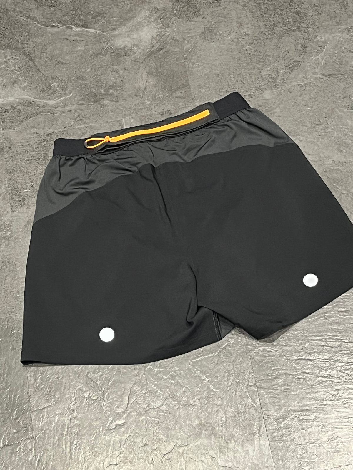 Black & White Asics Men’s Fujitrail 5” Brief Lined Running Shorts