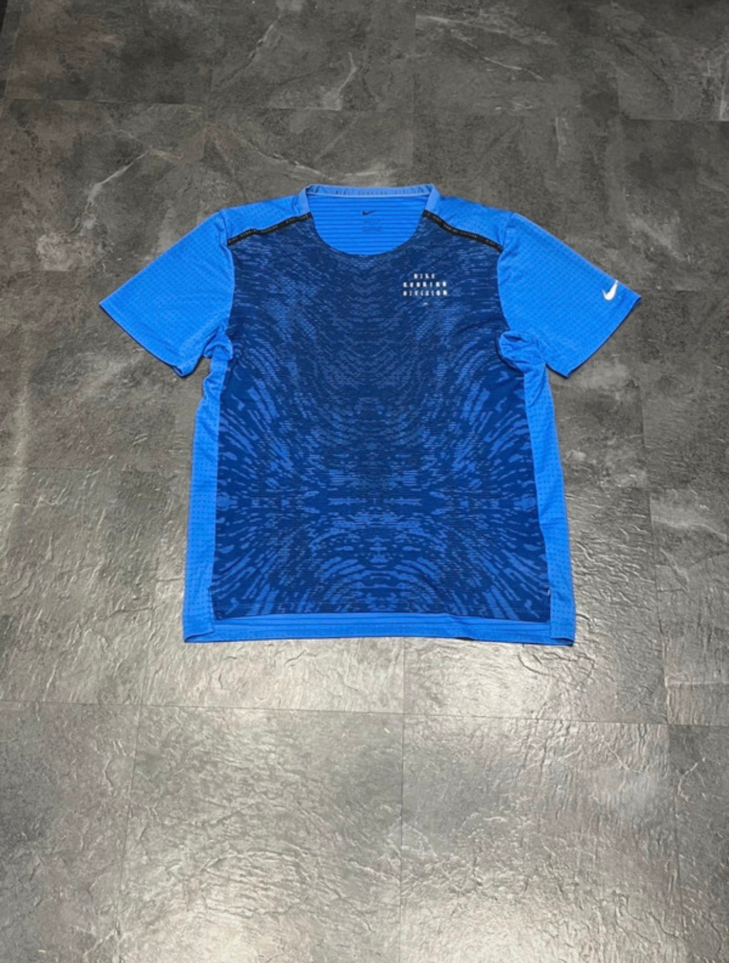 Blue Nike Men’s Dri Fit Rise 365 Running Division T Shirt