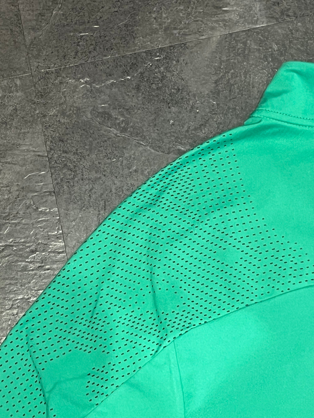 Bright Green Nike Men’s Dri Fit Running Division Flash 1/2 Zip Top