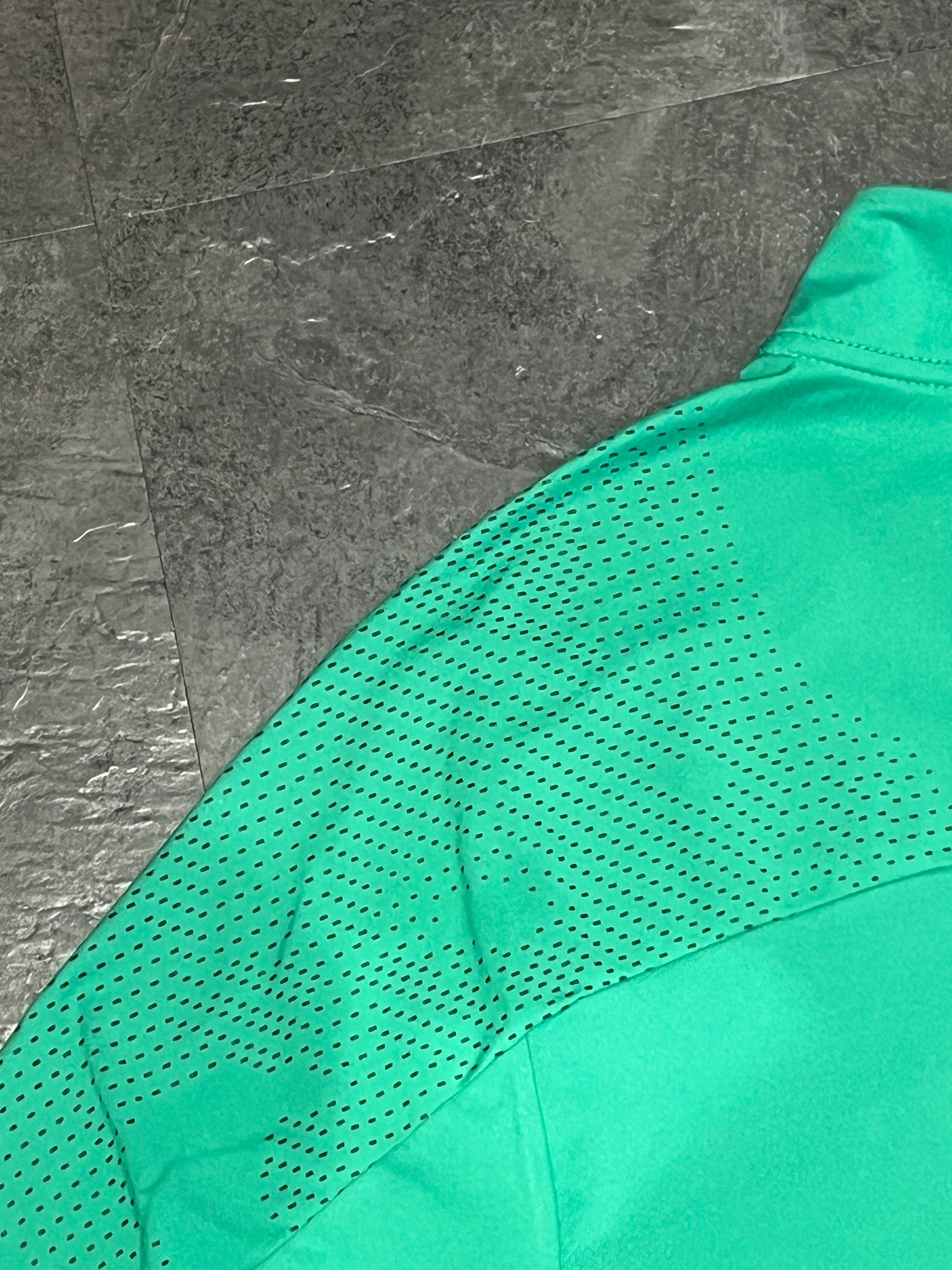 Bright Green Nike Men’s Dri Fit Running Division Flash 1/2 Zip Top