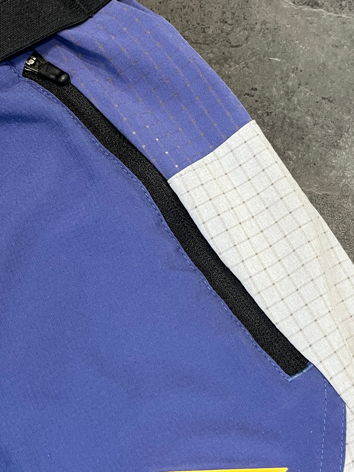 Blue & White Nike Men’s Dri Fit Trail 5” Brief Lined Running Shorts