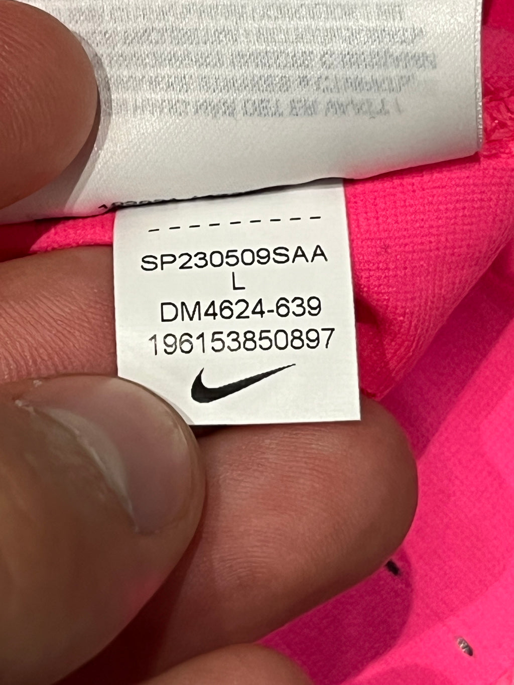 Pink & White Nike Men’s Dri Fit ADV AeroSwift Racing Singlet