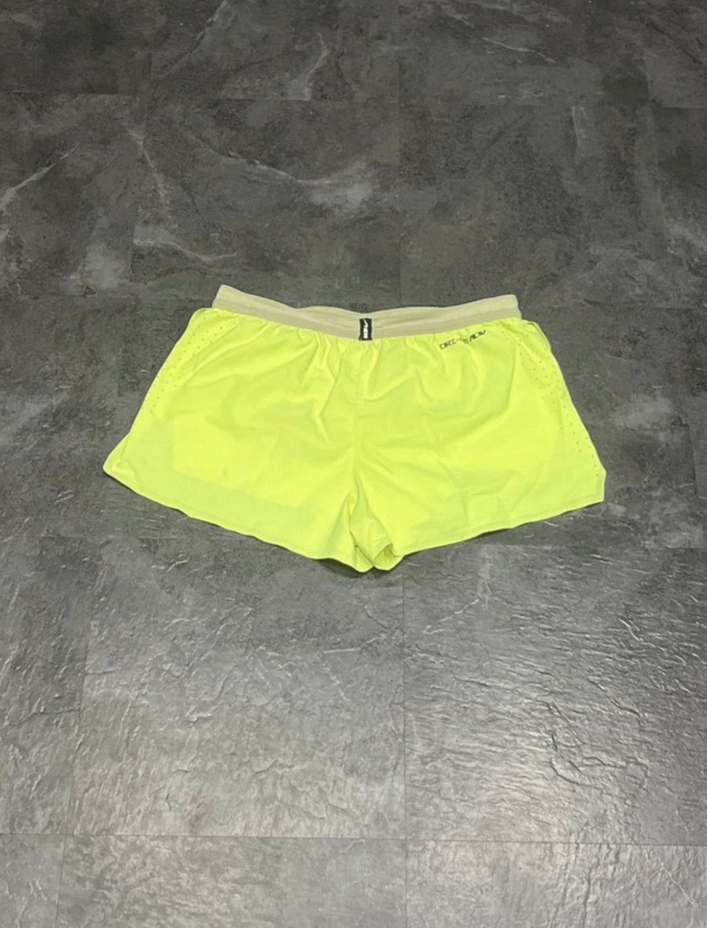 Neon Nike Men’s Dri Fit ADV Aeroswift 2” Racing Split Shorts