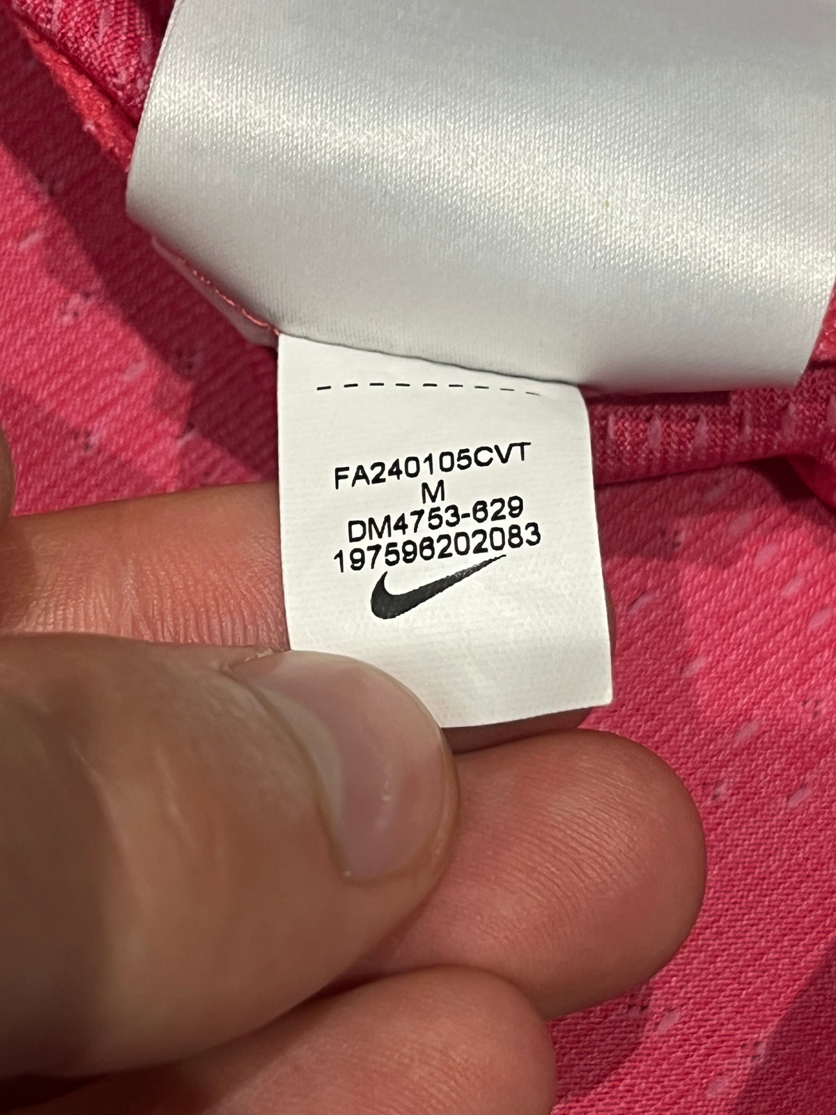 Pink Nike Men’s Dri Fit ADV Running T Shirt