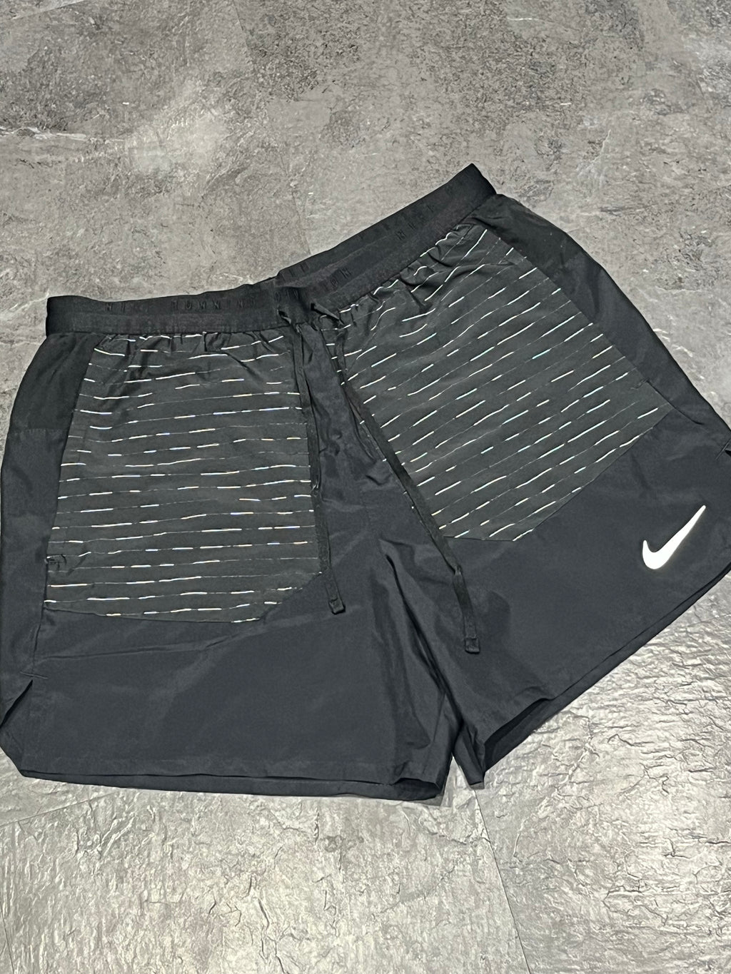 Black Nike Men’s Dri Fit Running Division 5” Brief Lined Running Shorts