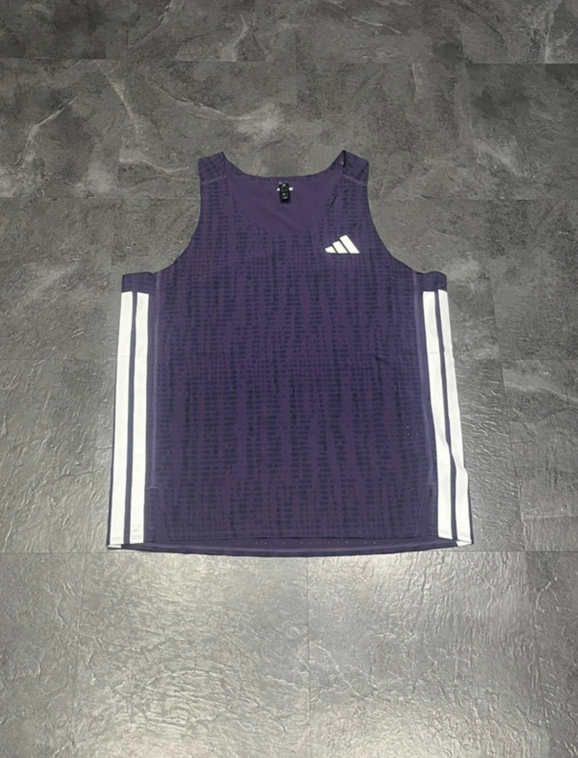 Plum Adidas Adizero Men’s Promo Racing Singlet