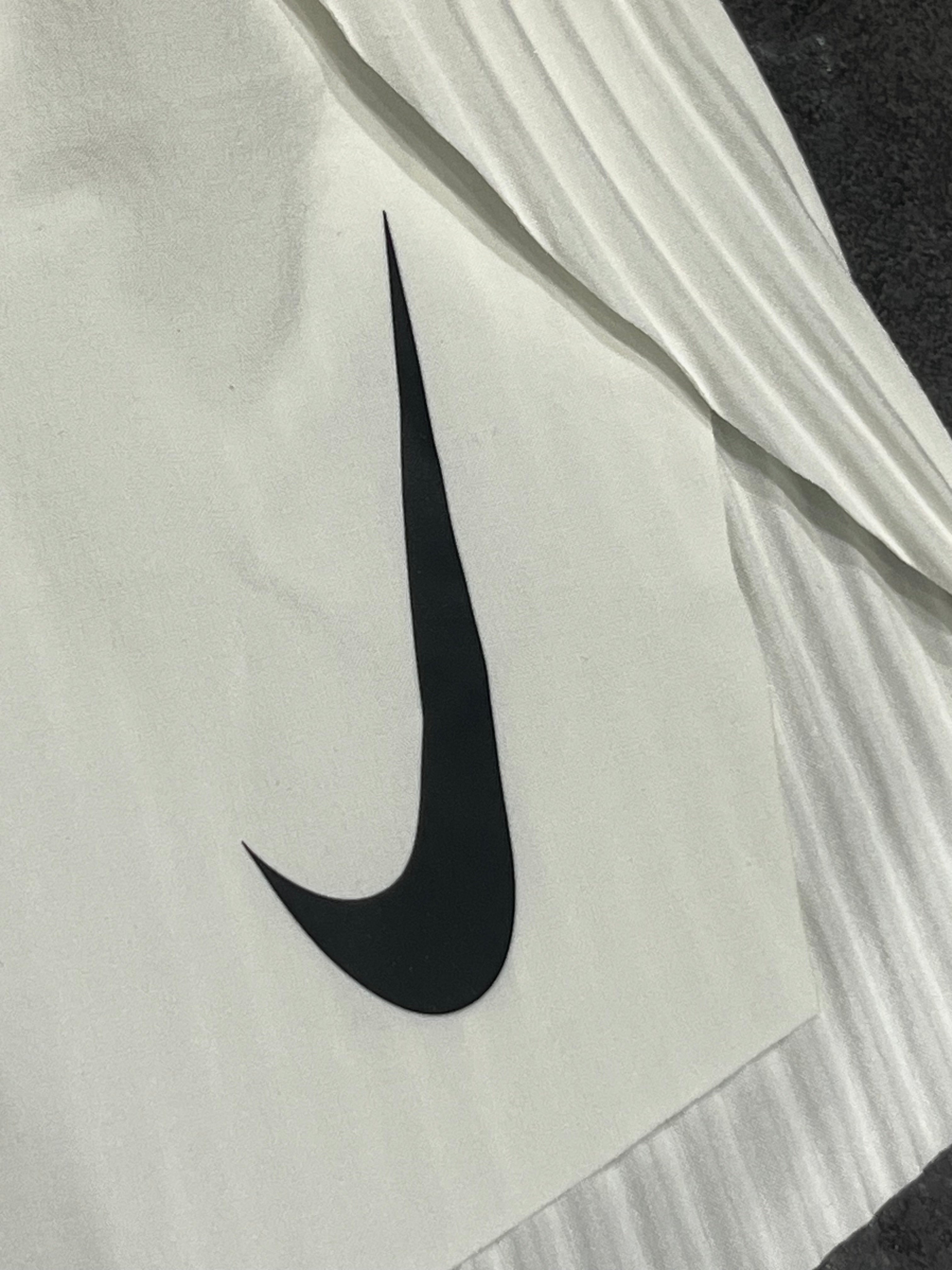 White Nike Women’s Dri Fit ADV AeroSwift Racing Split Shorts