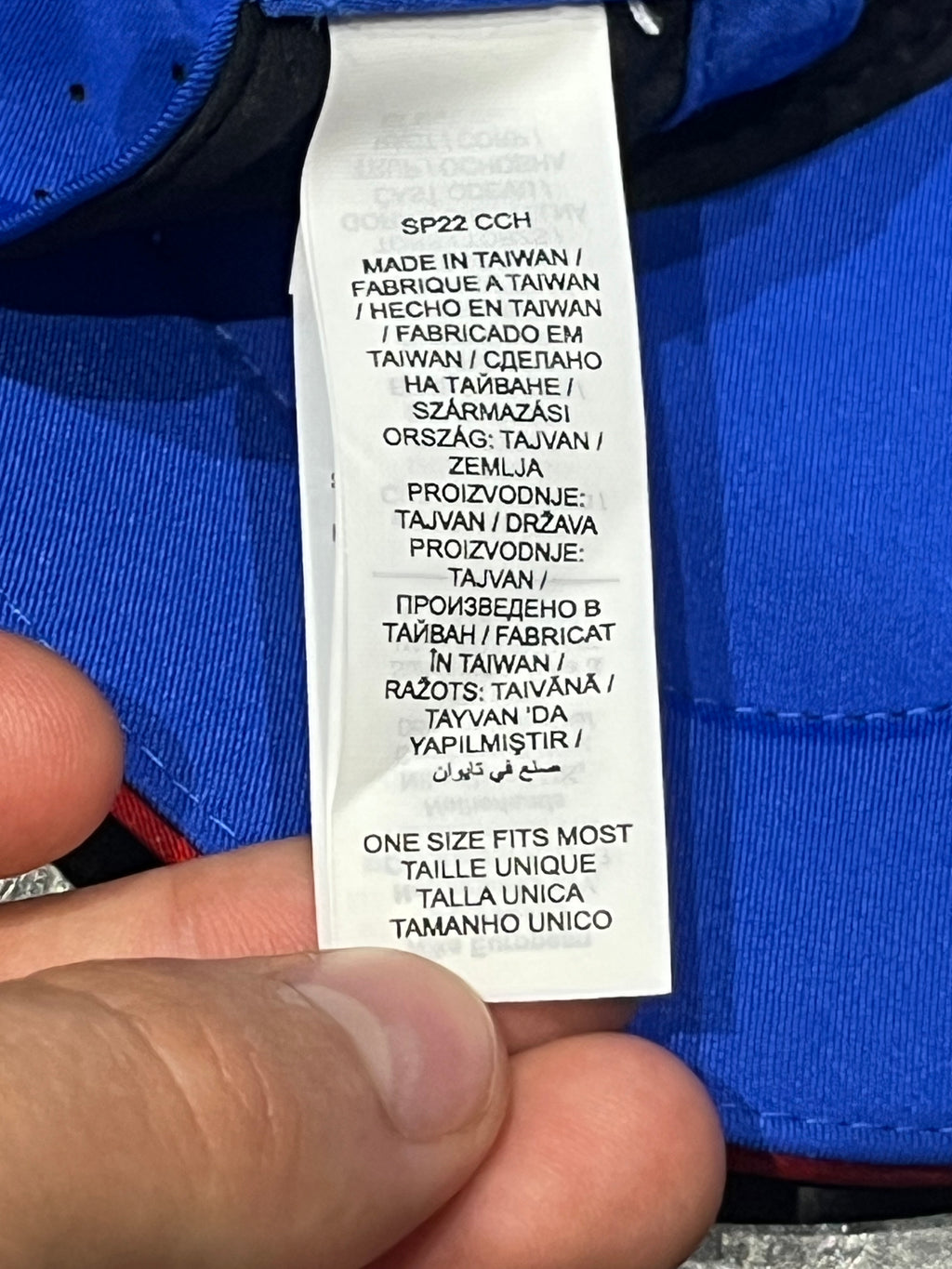 Blue Nike “Great Britain” Dri Fit Tailwind Running Cap - Unisex