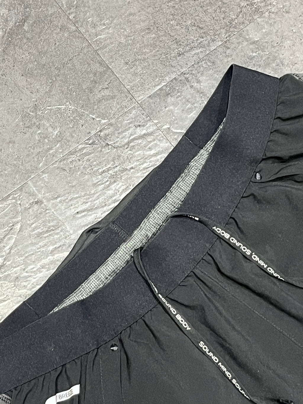 Black/Grey Asics Men’s Actibreeze 5” Brief Lined Road Running Shorts
