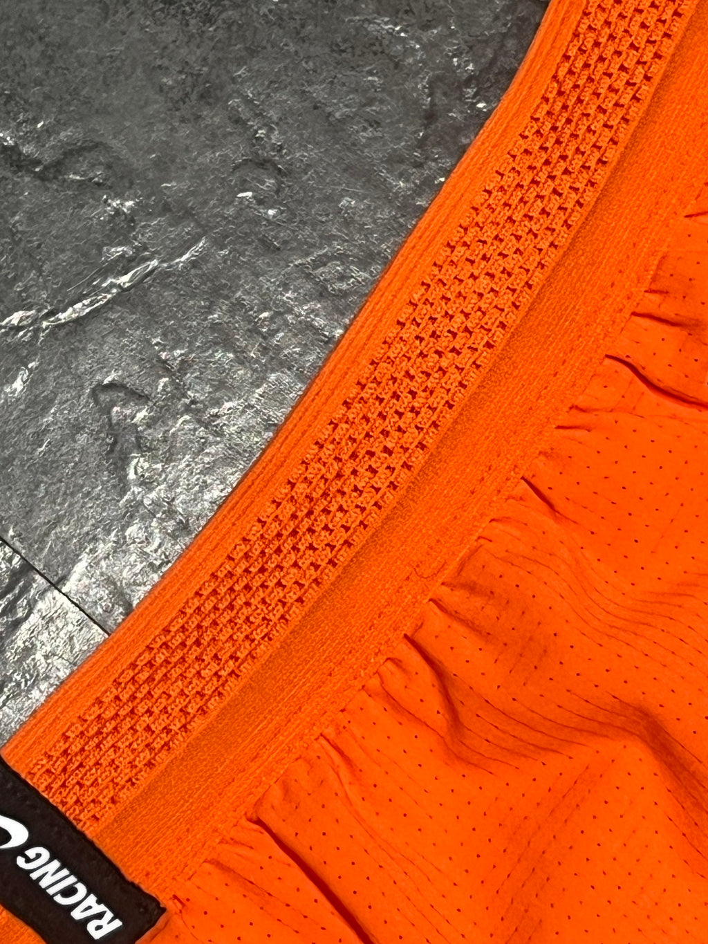 Orange & Ghost Green Nike Men’s Dri Fit ADV Aeroswift 4” Racing Split Shorts