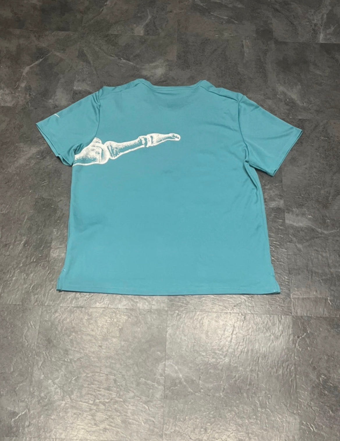 Blue Nike Men’s Dri Fit Running Division Miler “Bone” T Shirt