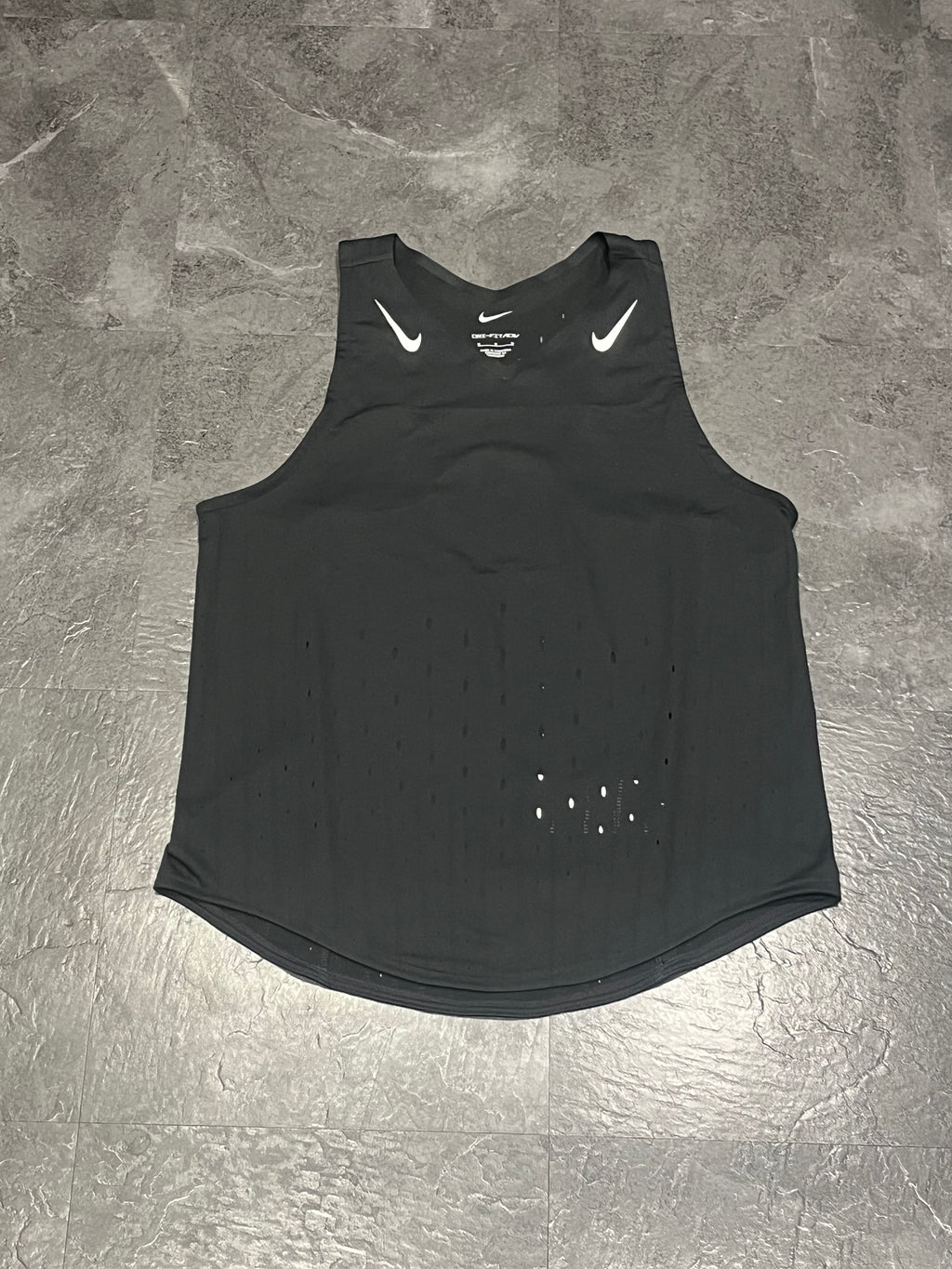 Black Nike Women’s Dri Fit ADV Aeroswift Singlet