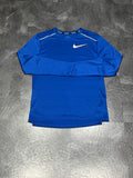 Blue Nike Men’s Dri Fit Miler Long Sleeve Running Top