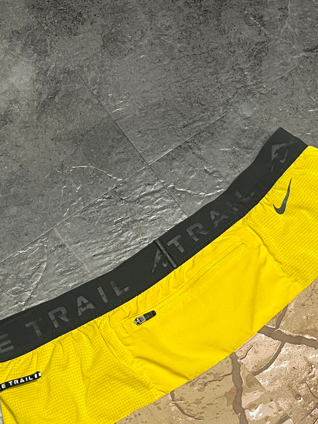 “Cracked Earth” Nike Men’s Dri Fit Trail 7” Brief Lined Running Shorts