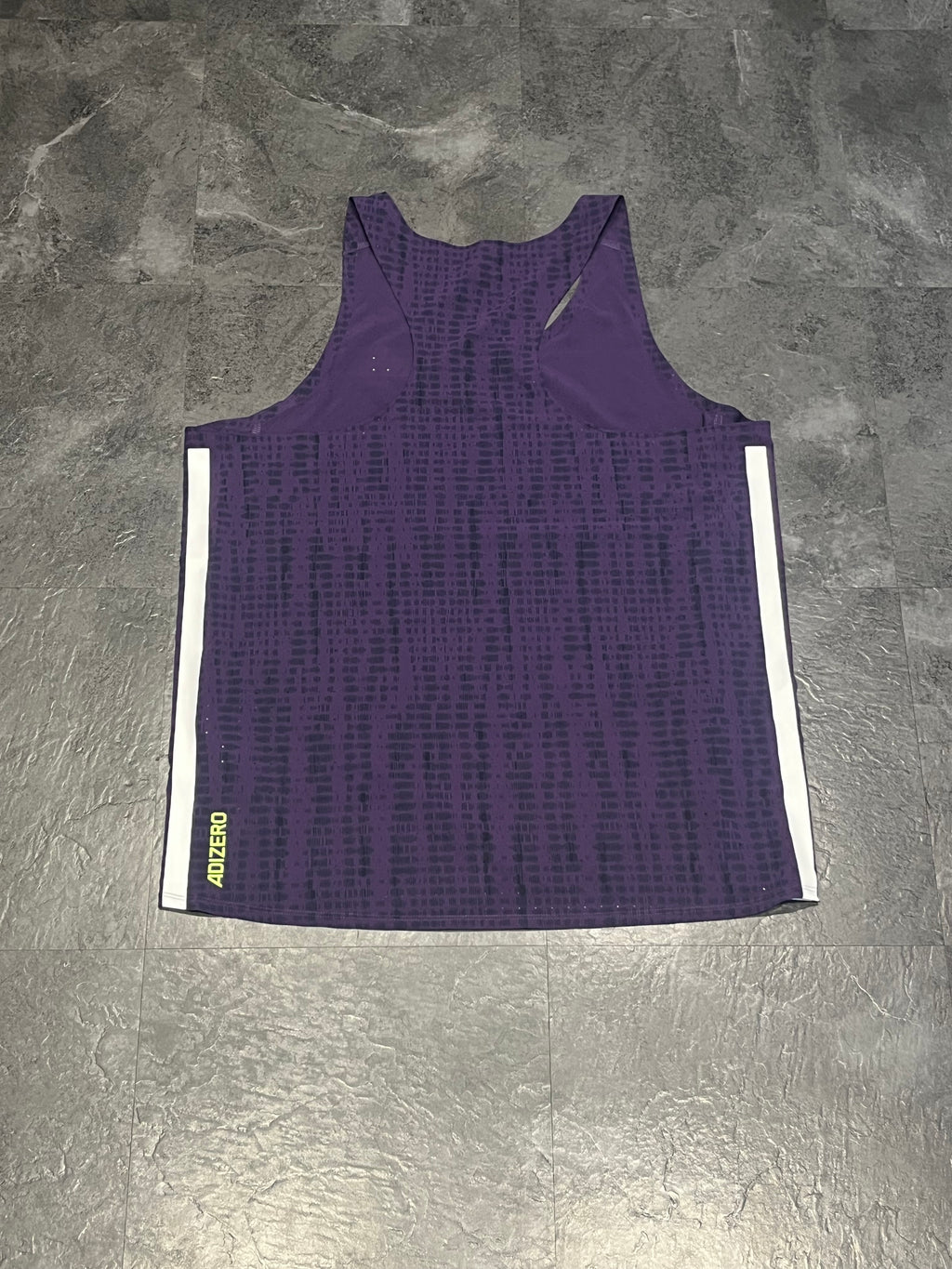 Purple Adidas Adizero Men’s Promo Racing Singlet