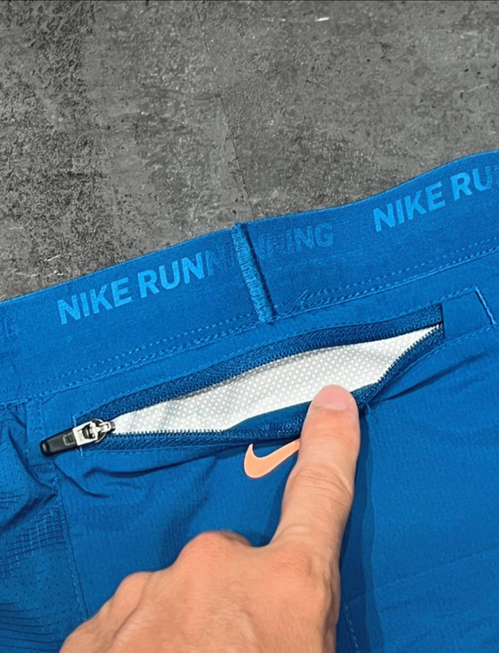 Blue Nike X Blue Ribbon TC Men’s Dri Fit Flex Stride 5” Shorts