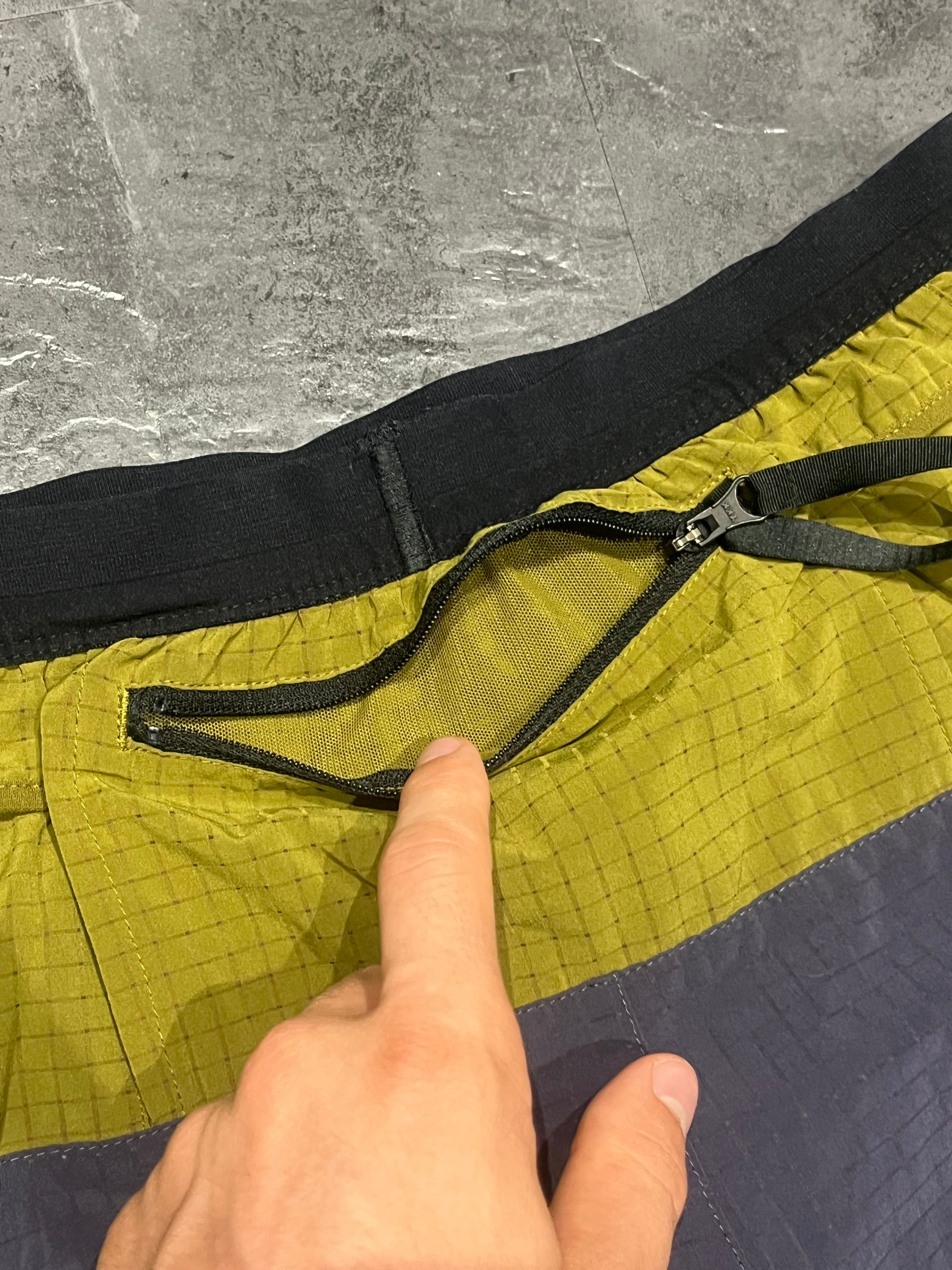Olive Nike Men’s Dri Fit Trail Second Sunrise 5” Running Shorts