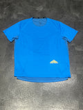 Blue/Yellow Nike Men’s Dri Fit Rise 365 Trail Running T Shirt