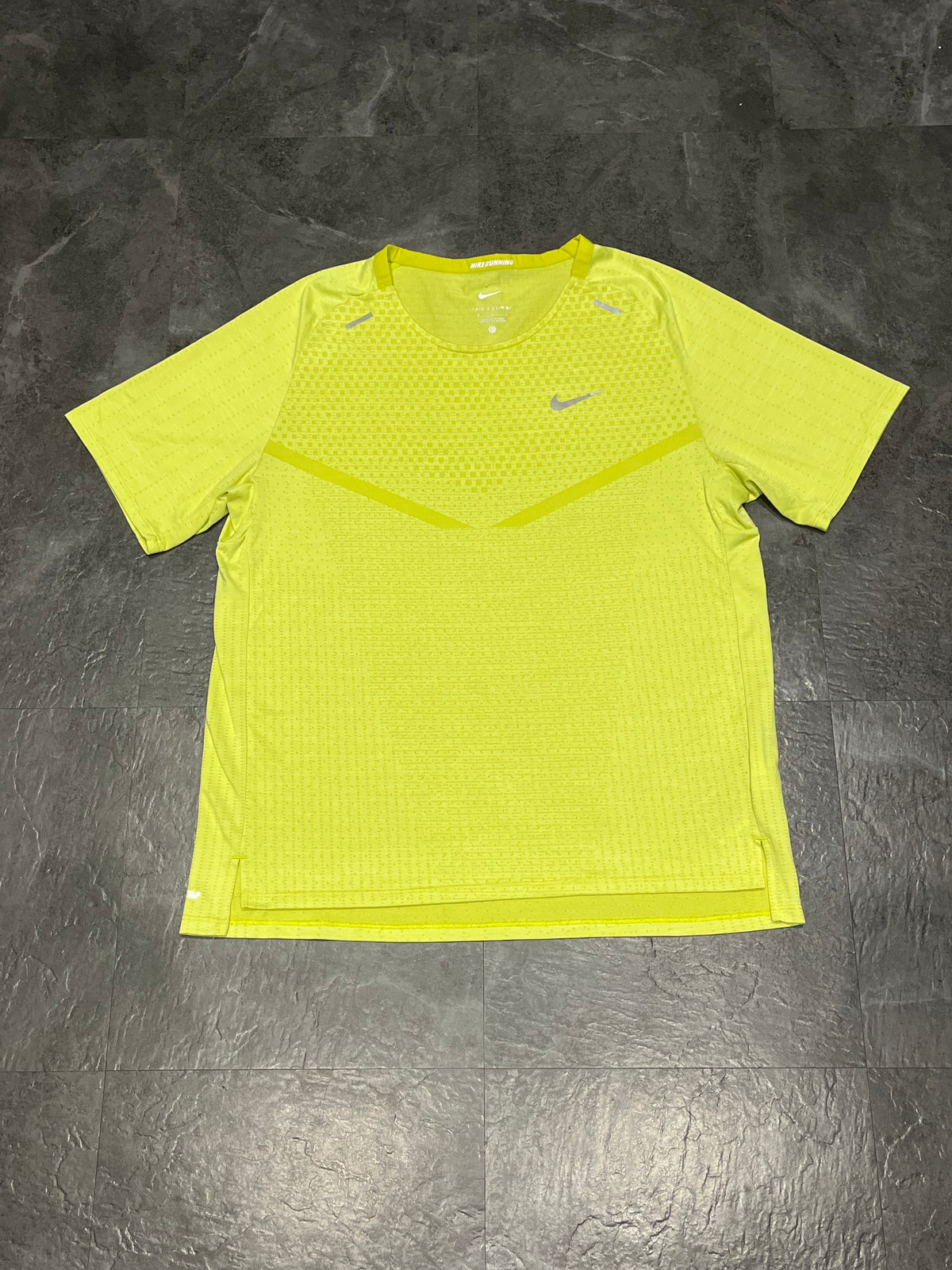 Lemon Nike Men’s Dri Fit ADV Running T Shirt