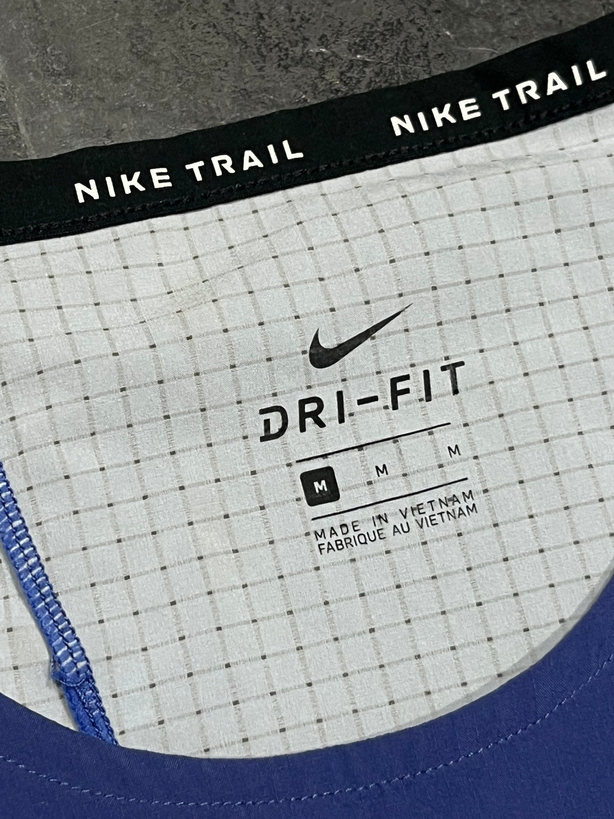 Blue Nike Men’s Dri Fit Rise 365 Trail Running Singlet