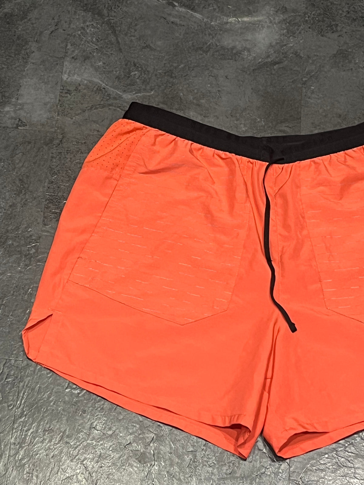 Orange Nike Men’s Dri Fit Running Division 5” Brief Lined Running Shorts