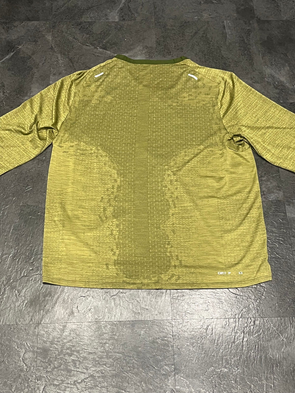 Green Nike Men’s Dri Fit ADV Long Sleeve Running Top