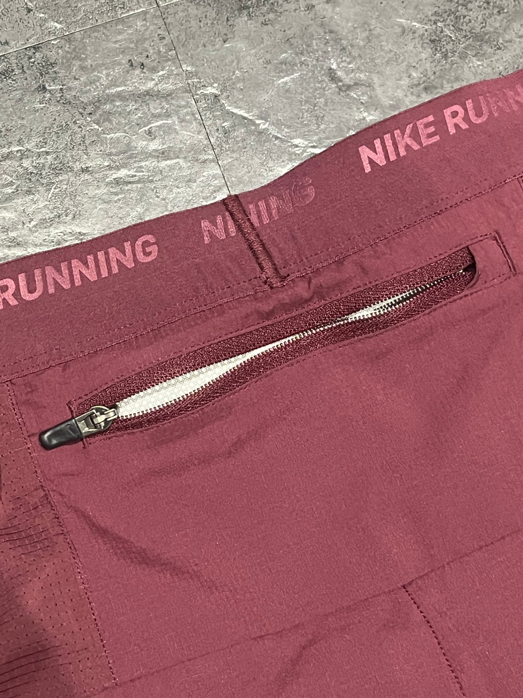 Dark Burgundy Nike Men’s Dri Fit Flex Stride 5” Brief Lined Running Shorts