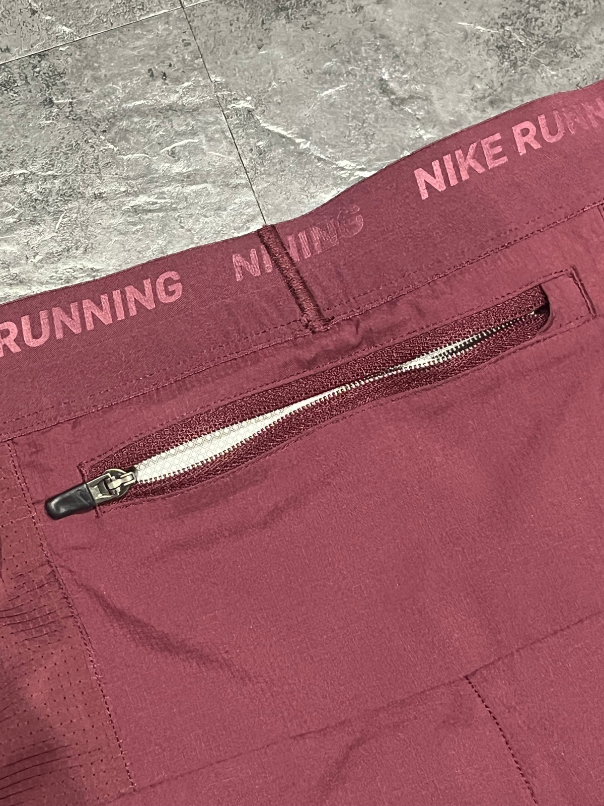 Dark Burgundy Nike Men’s Dri Fit Flex Stride 5” Brief Lined Running Shorts