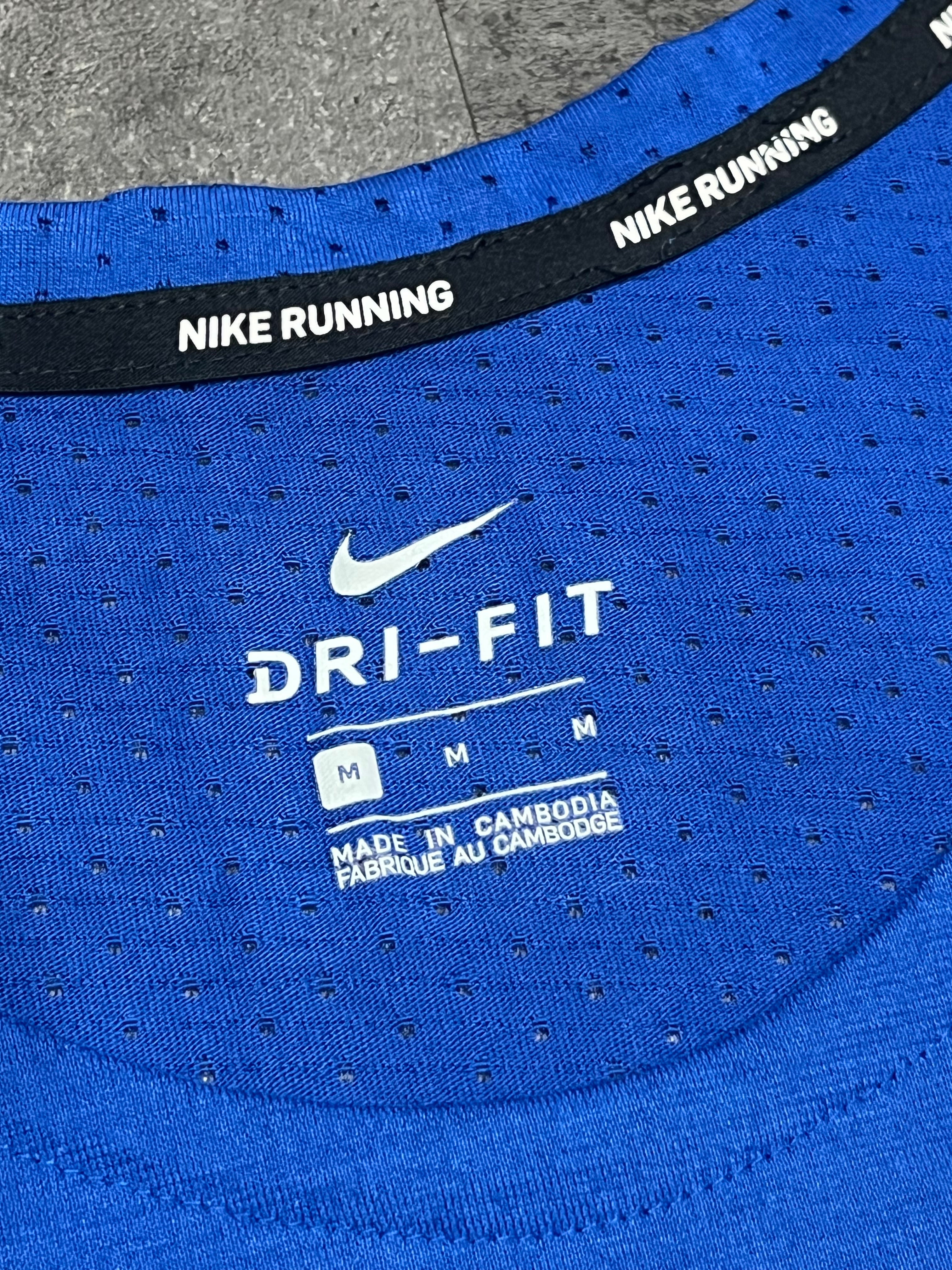 Blue Nike Men’s Dri Fit Miler Running Singlet