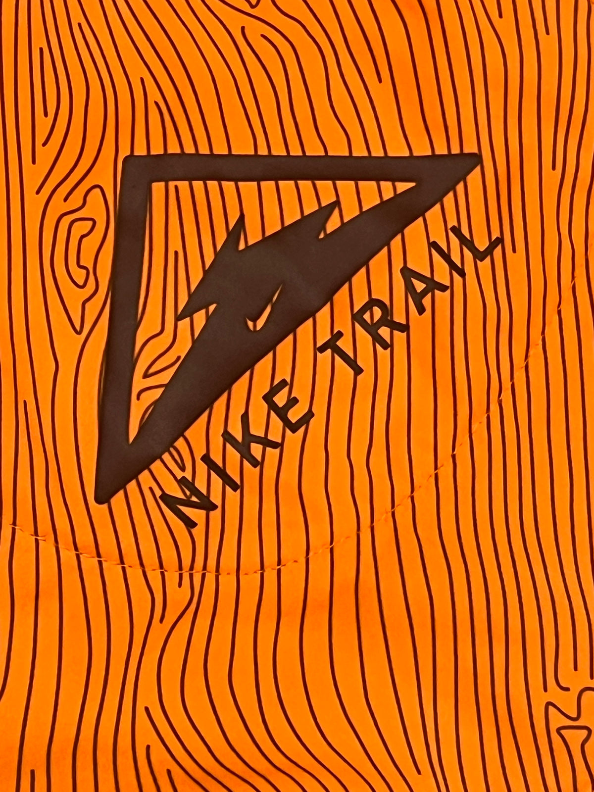 Orange Nike Men’s Dri Fit Trail 5” Brief Lined Running Shorts