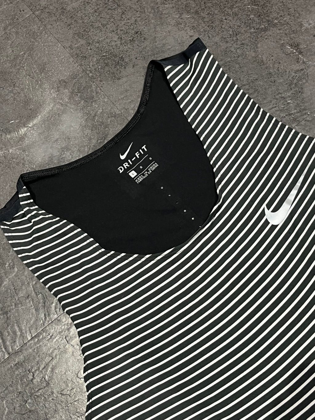 Grey/Black Nike Men’s Dri Fit Pro Elite Racing Singlet