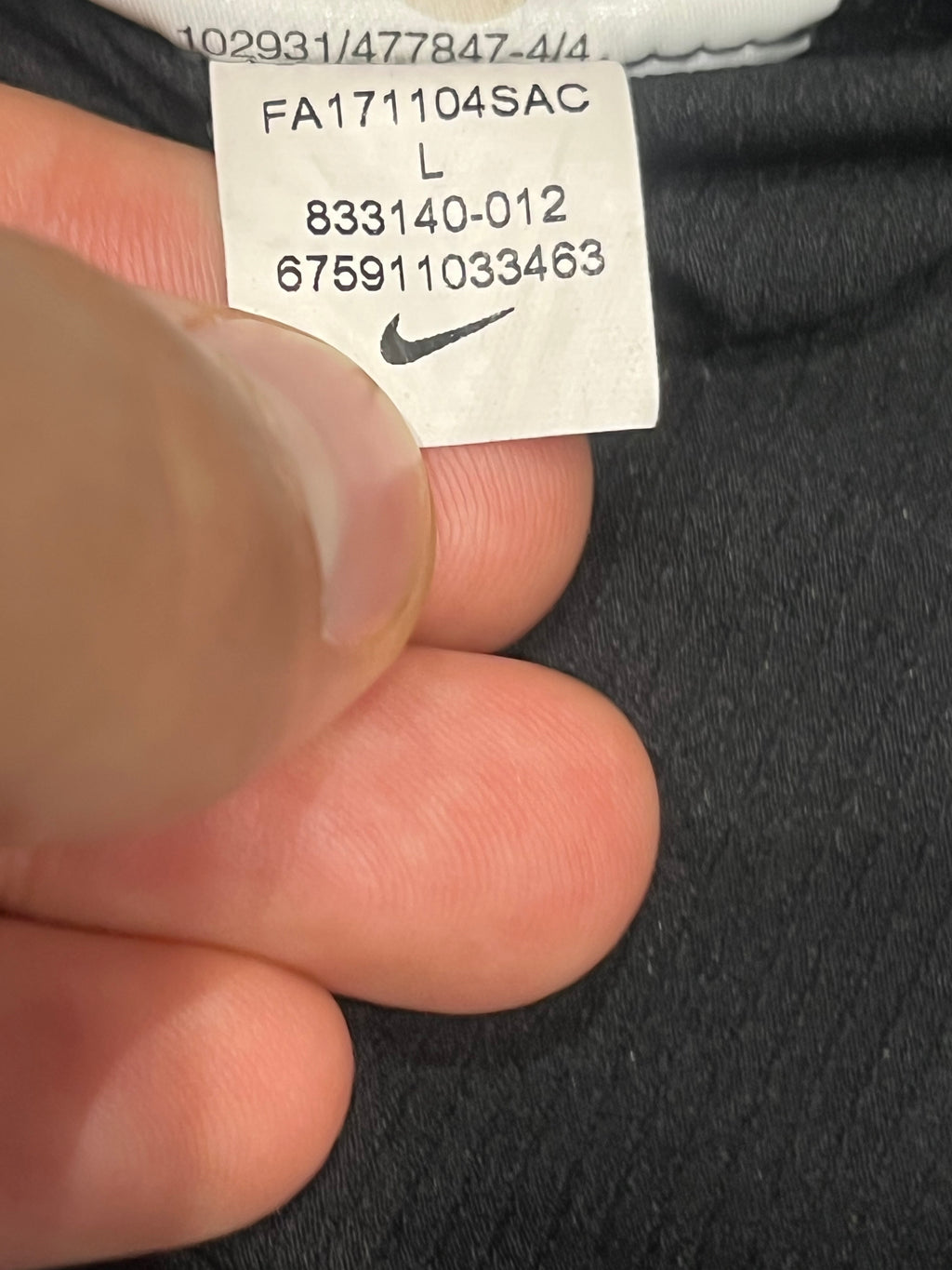 Grey/White Geometric Nike Men’s Dri Fit Racerback Running Singlet