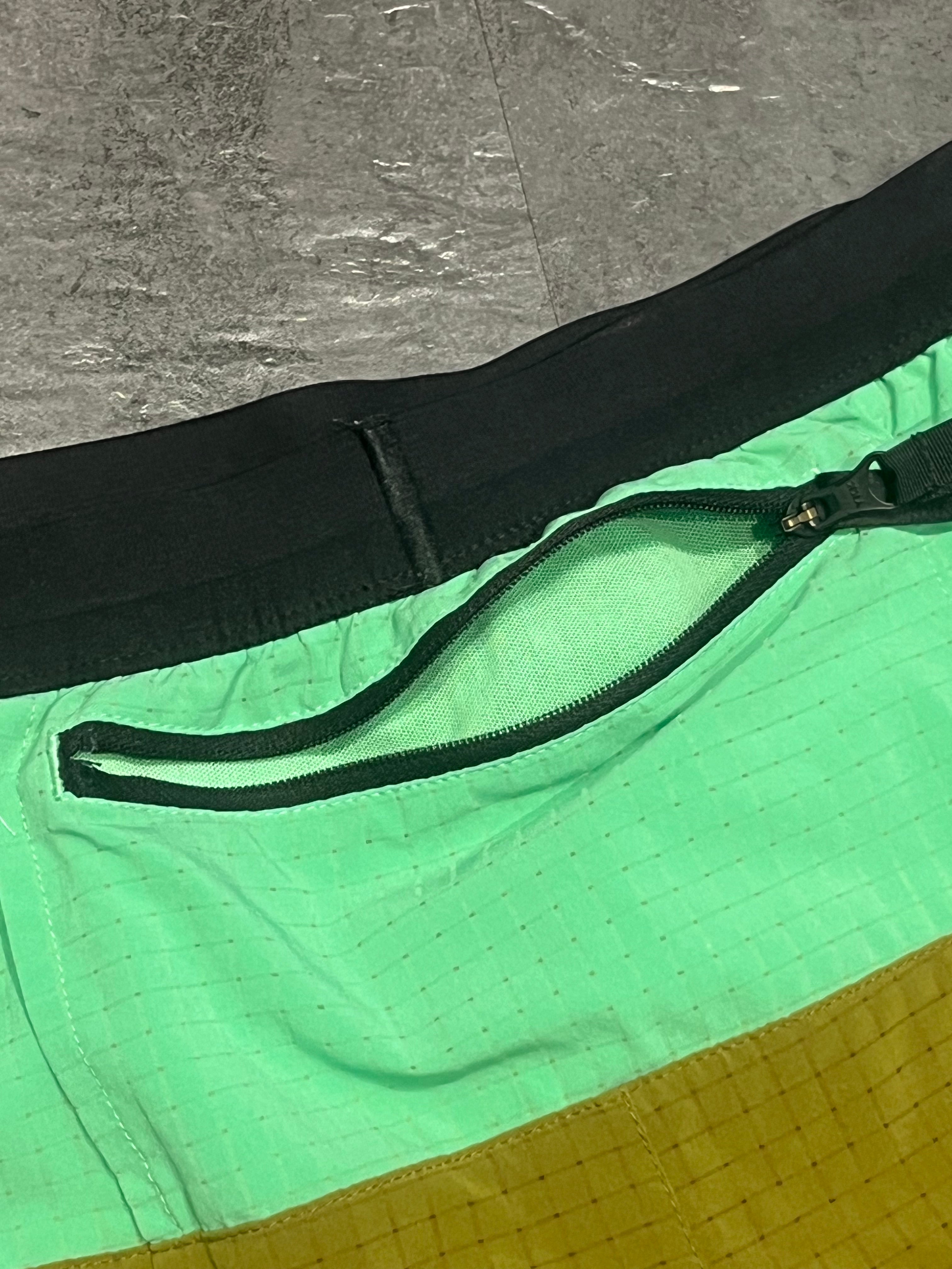 Mint Green & Olive Nike Men’s Dri Fi Trail 5” Brief Lined Running Shorts