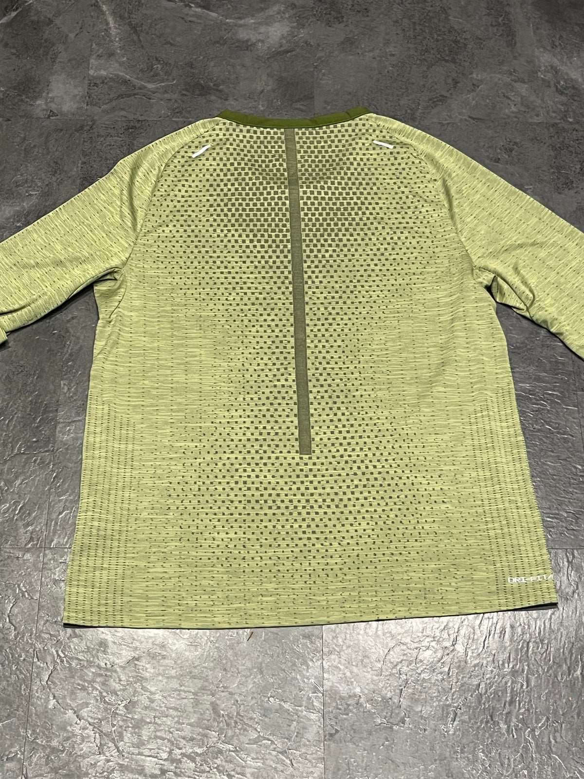 Green Nike Men’s Dri Fit ADV Long Sleeve Running Top