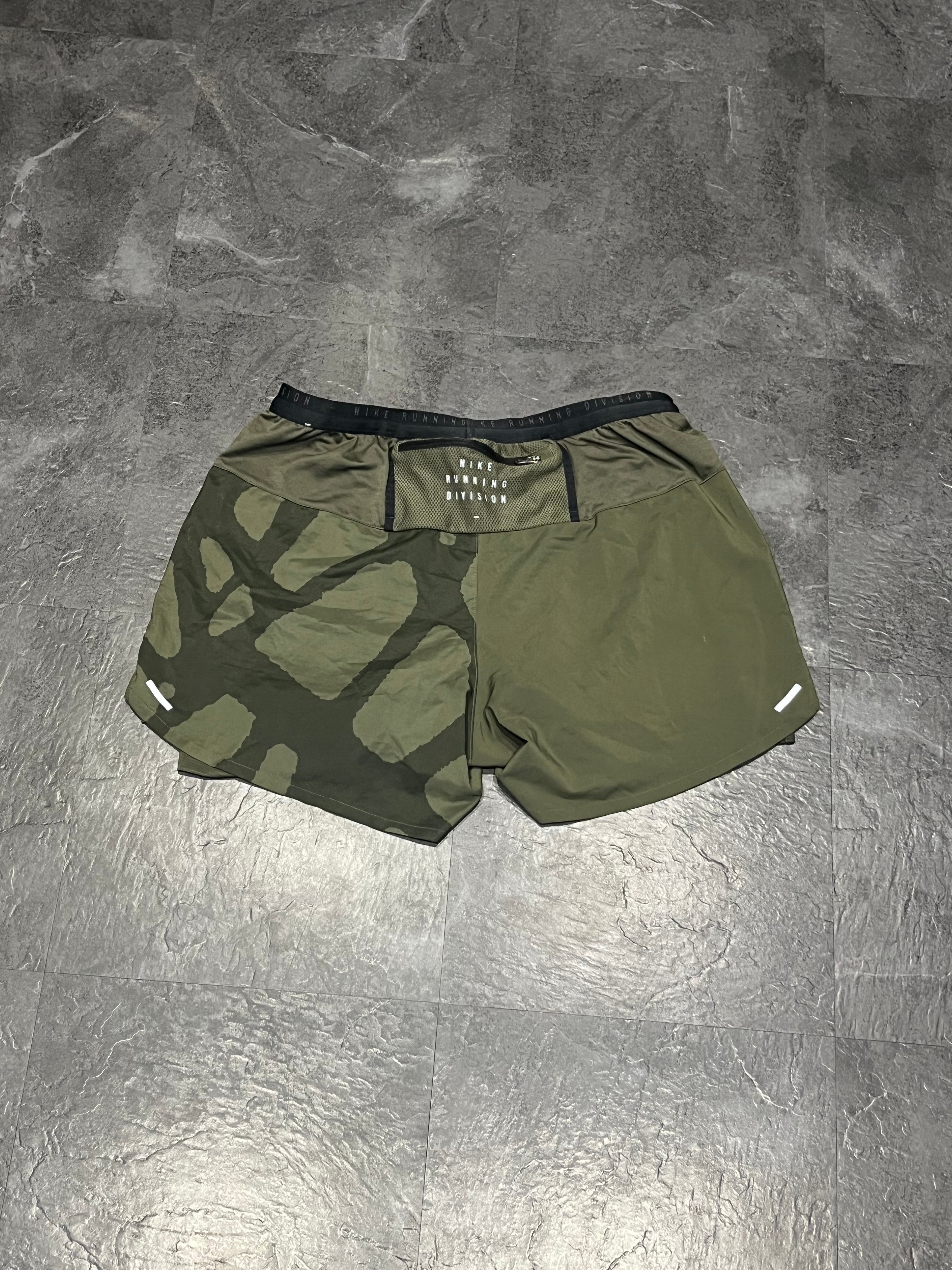 Green Nike Men’s Dri Fit Running Division 2in1 Running Shorts