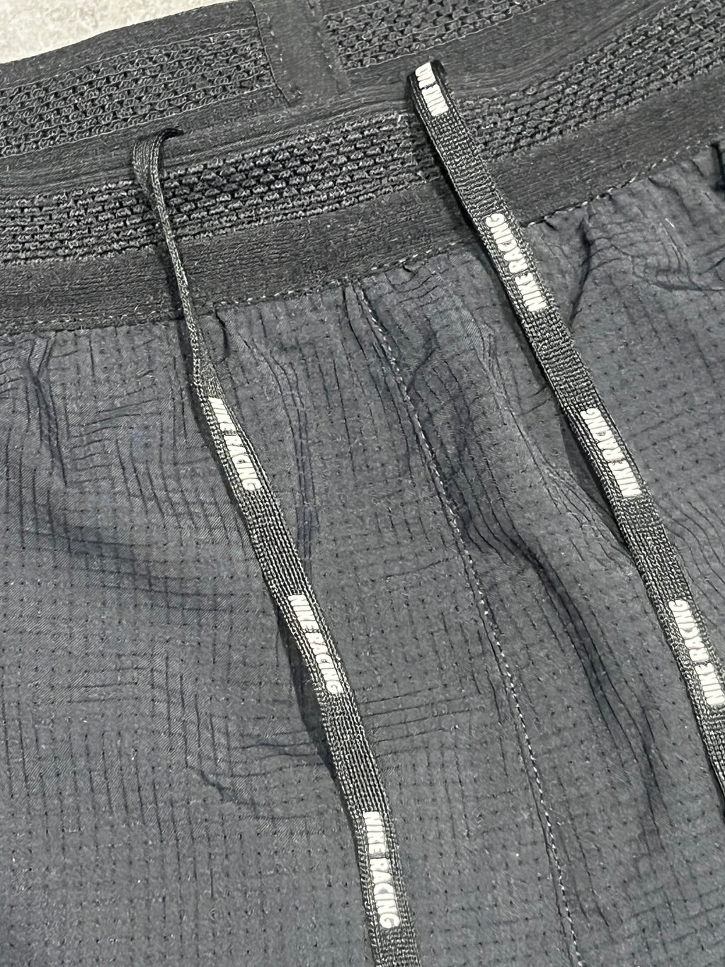 Black/White Nike Men’s Dri Fit ADV Aeroswift 4” Racing Split Shorts