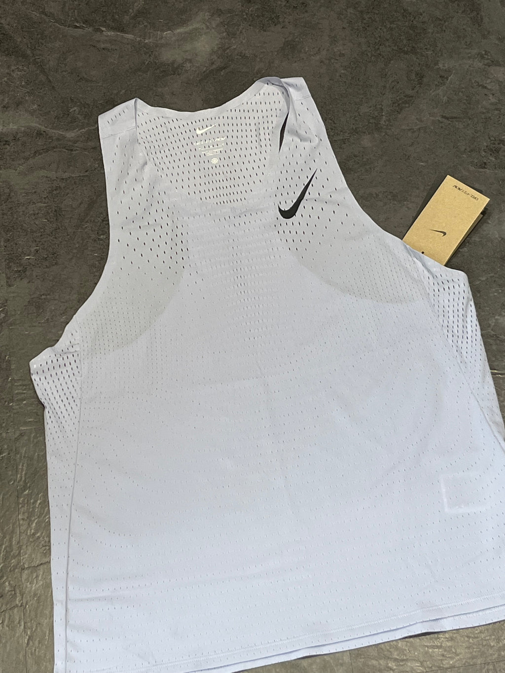 Ghost Grey Nike Men’s Dri Fit ADV Aeroswift Racing Singlet