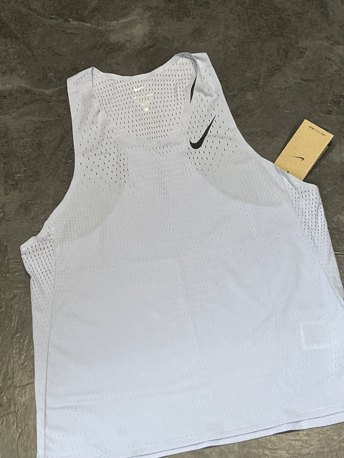 Ghost Grey Nike Men’s Dri Fit ADV Aeroswift Racing Singlet