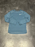 Blue Nike Men’s Dri Fit Miler Long Sleeve Running Top