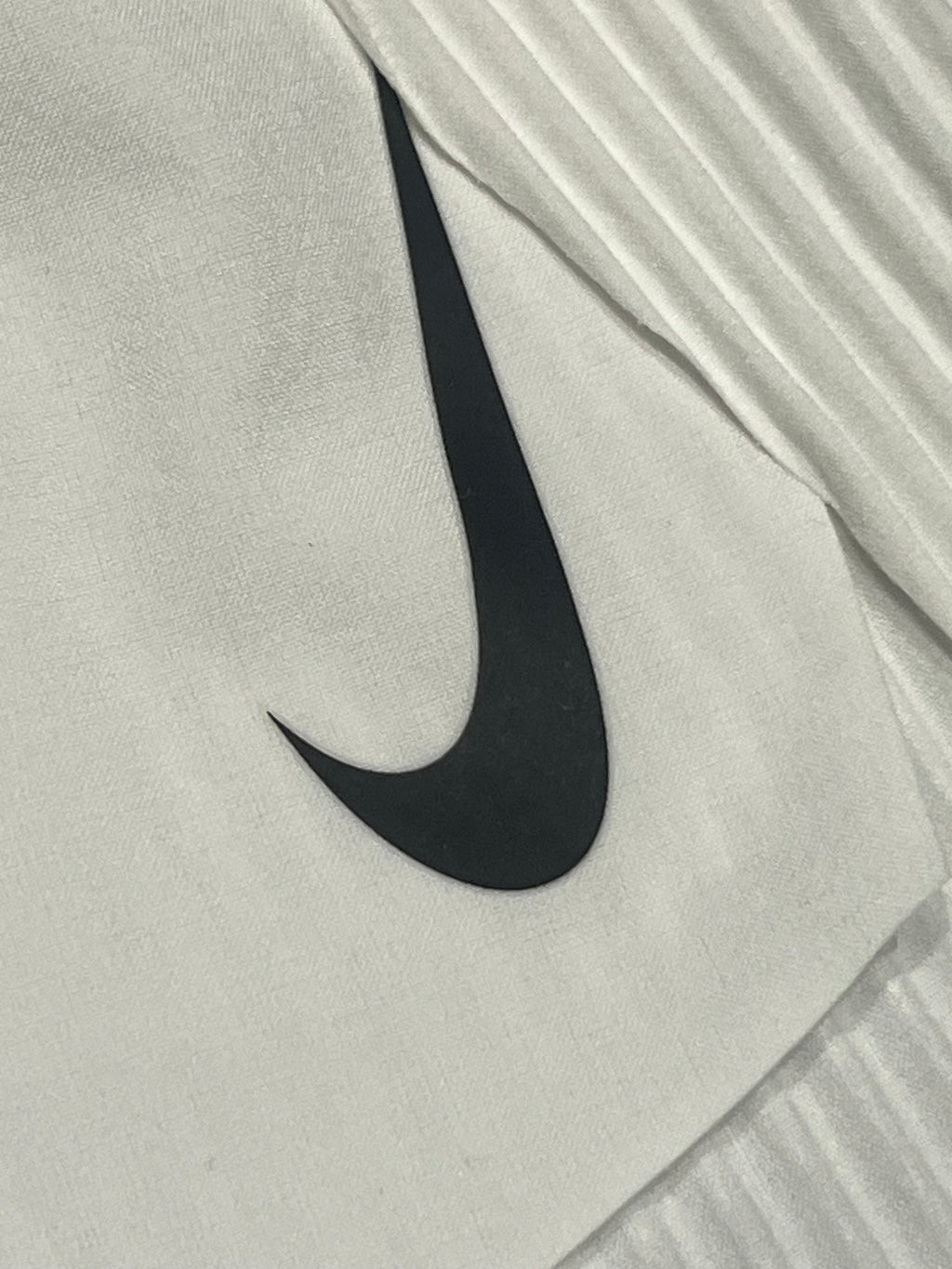White Nike Women’s Dri Fit ADV Aeroswift 3” Racing Split Shorts