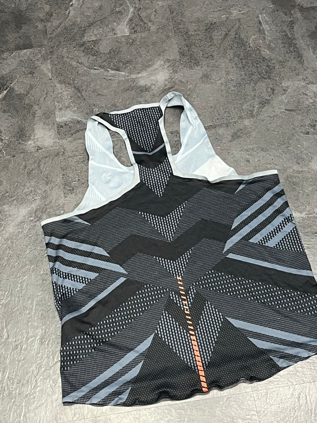 Black & Grey Asics Men’s Track Elite Cooling Racing Singlet