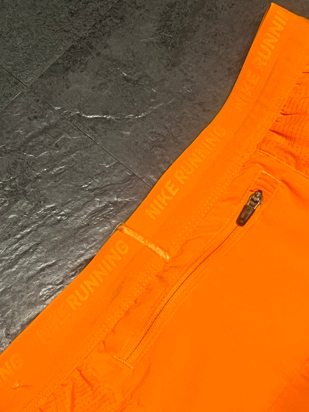 Orange Nike Men’s Dri Fit Flex Stride 7” Brief Lined Running Shorts