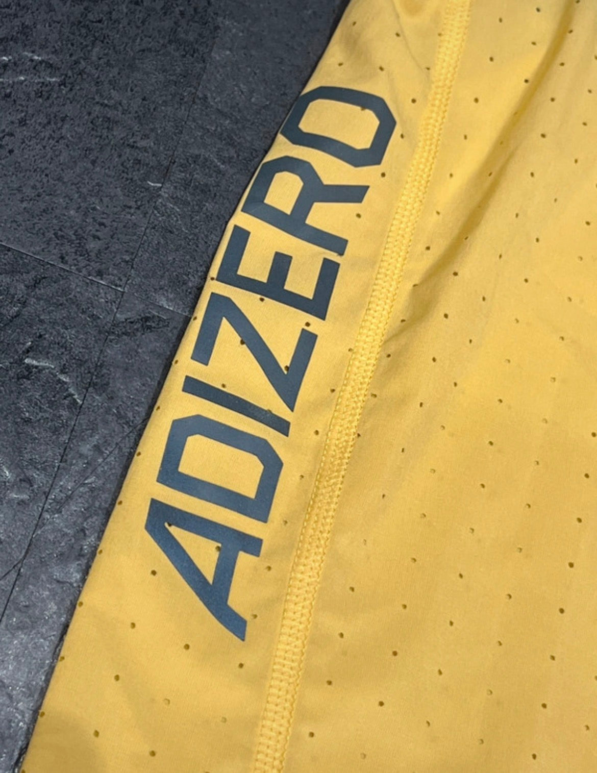 Yellow Adidas Adizero Men’s Racing Singlet