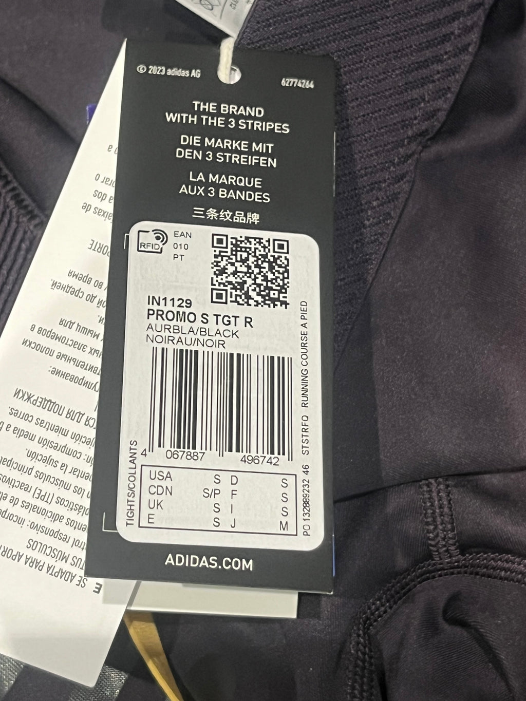 Purple Adidas Adizero Men’s Promo Pro Elite Rheon 1/2 Tights