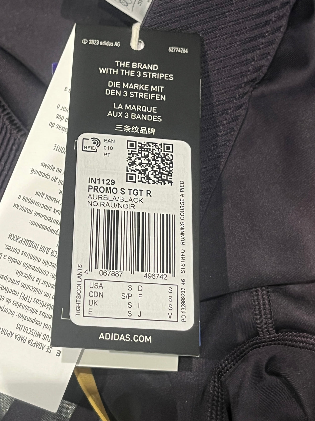 Purple Adidas Adizero Men’s Promo Pro Elite Rheon 1/2 Tights