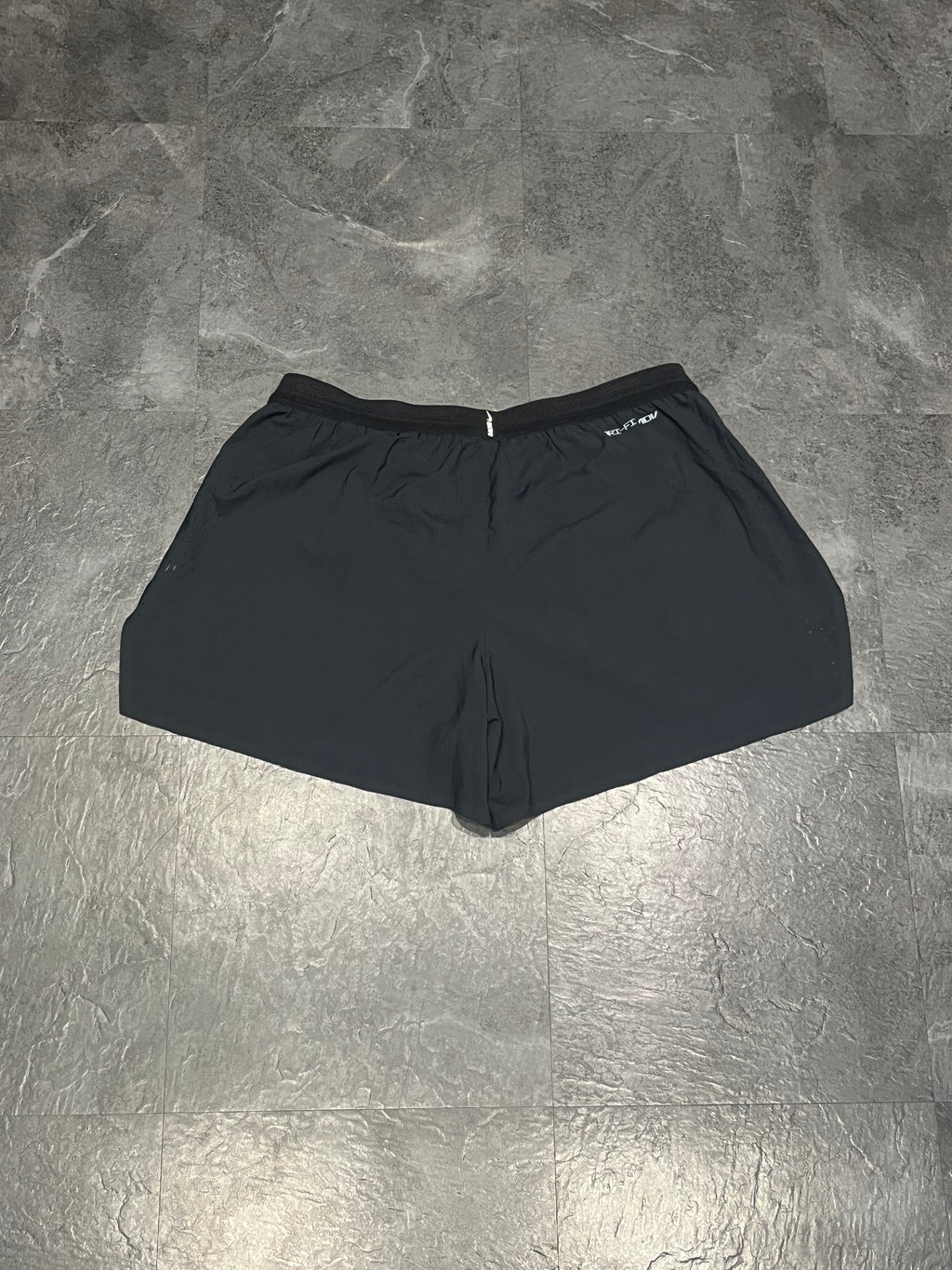Black/White Nike Men’s Dri Fit ADV Aeroswift 4” Racing Split Shorts
