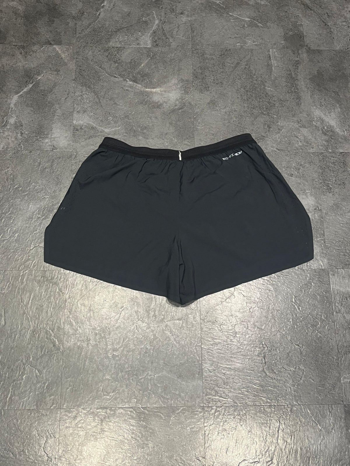 Black/White Nike Men’s Dri Fit ADV Aeroswift 4” Racing Split Shorts