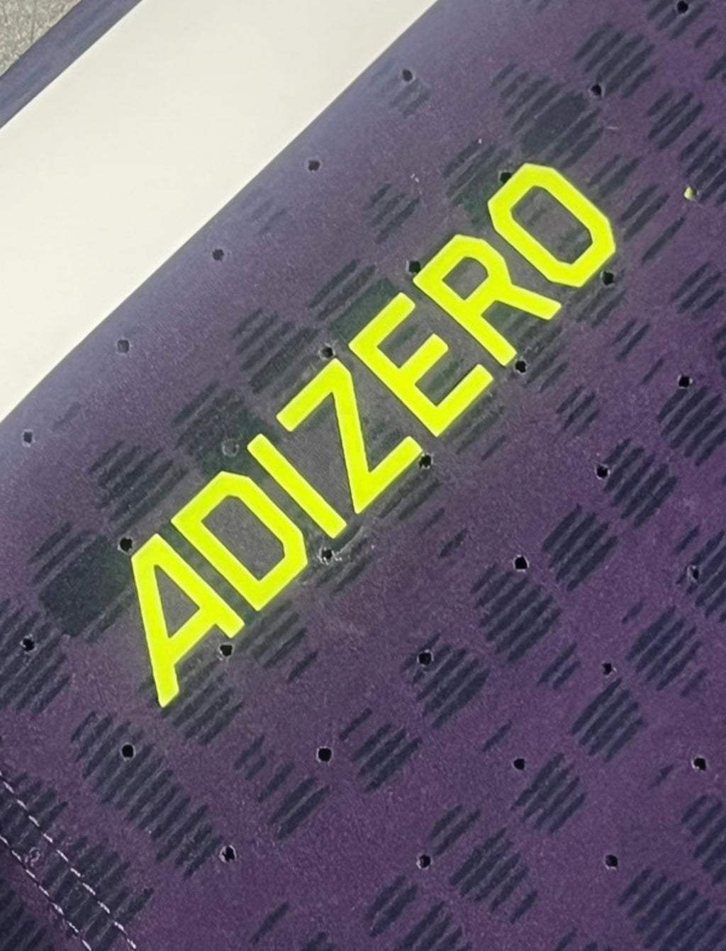 Plum Adidas Adizero Men’s Promo Racing Singlet