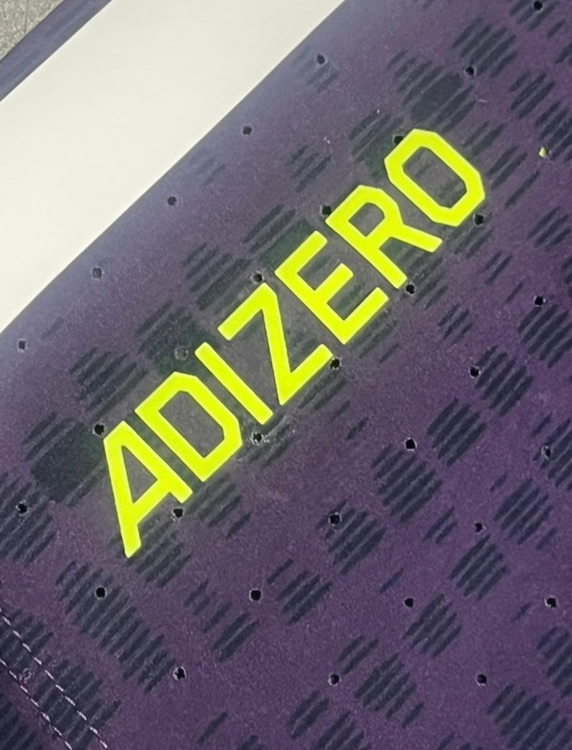 Plum Adidas Adizero Men’s Promo Racing Singlet